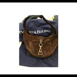 Dooney & Bourke Brown suede handbag